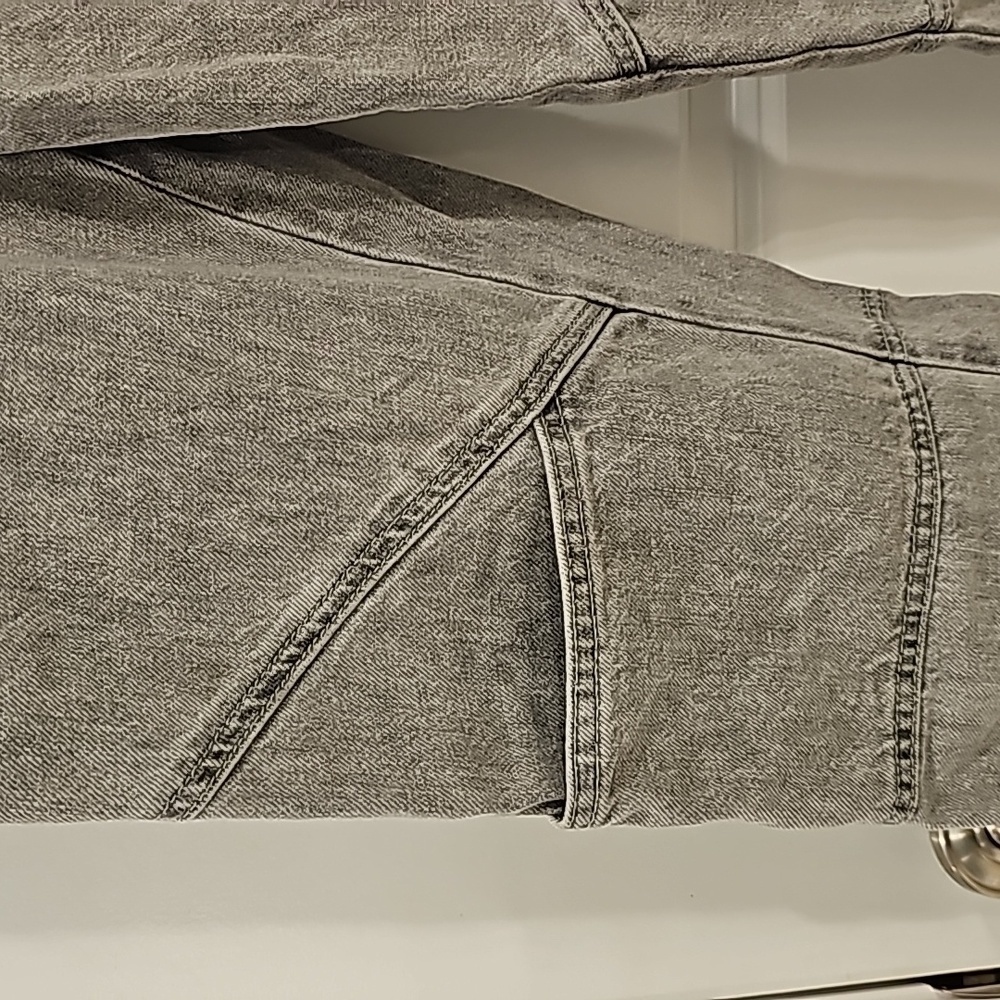 BDG Urban Outfitters Henri Seamed Gray High Rise Straight Leg Jeans - Size 26 - Picture 5 of 8
